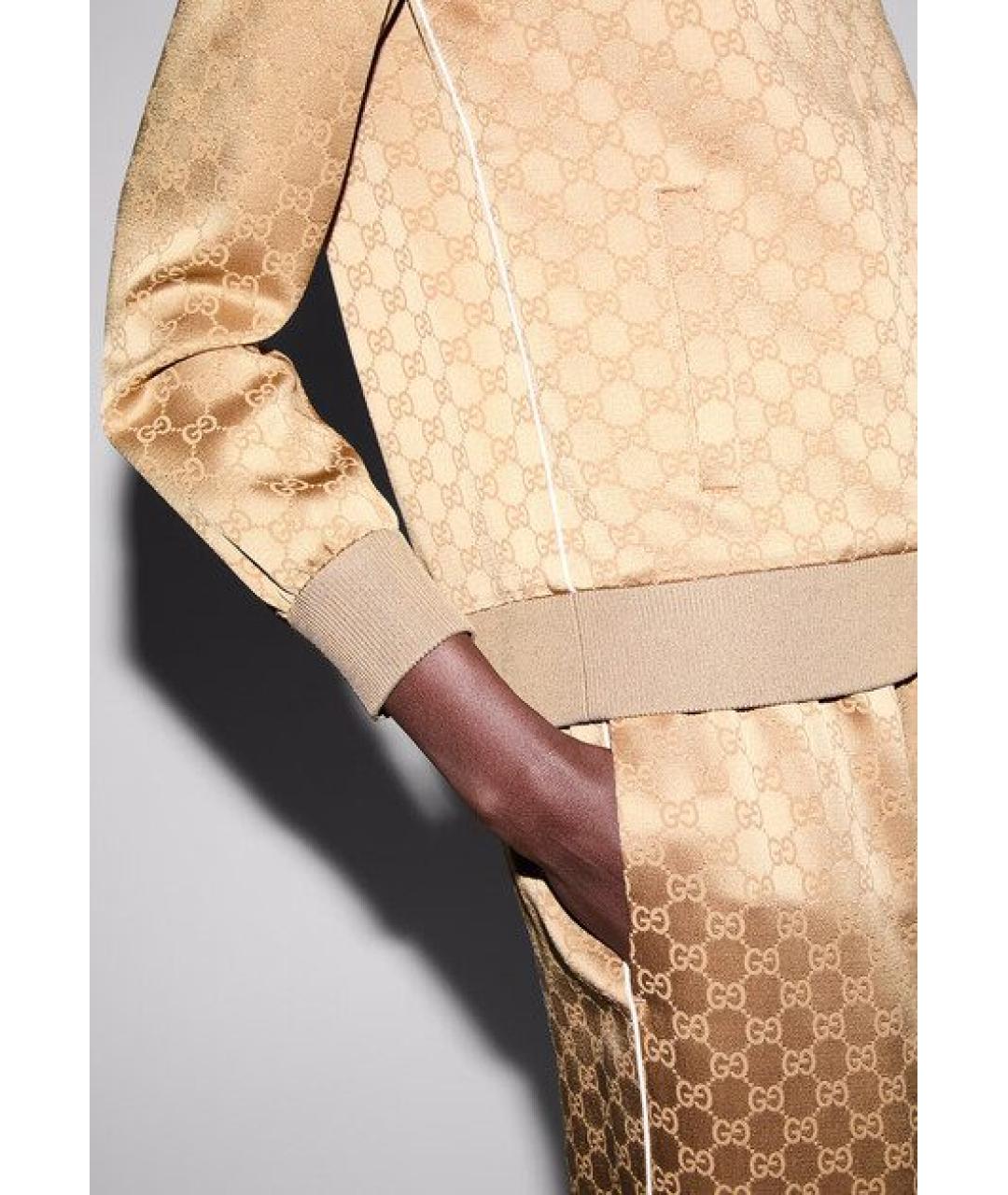 GUCCI Бежевые спортивные брюки и шорты, фото 7