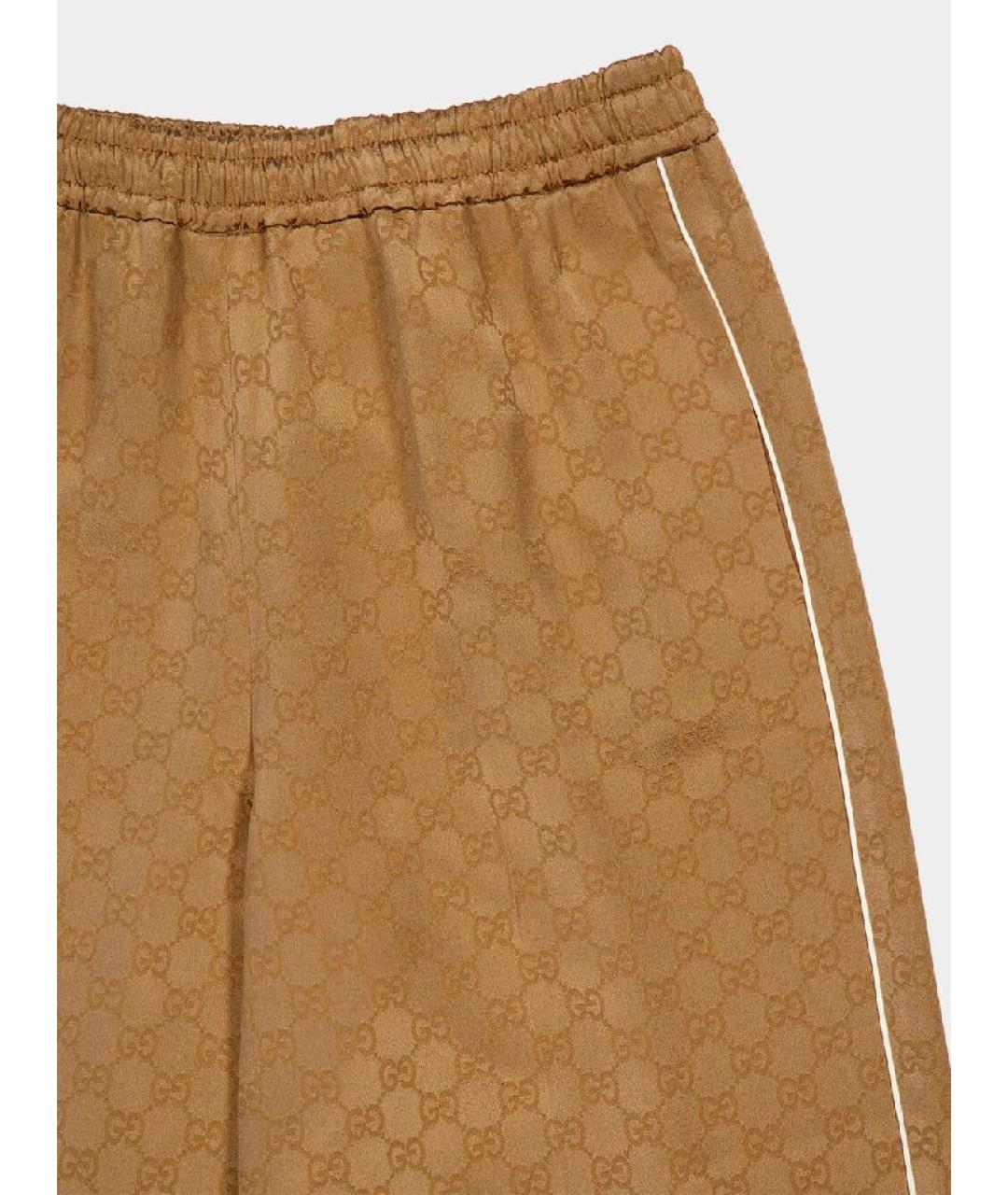 GUCCI Бежевые спортивные брюки и шорты, фото 3
