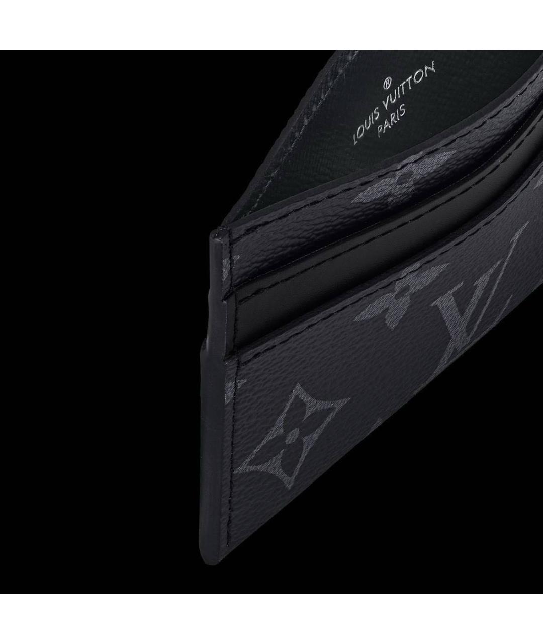 LOUIS VUITTON Черный кардхолдер, фото 5