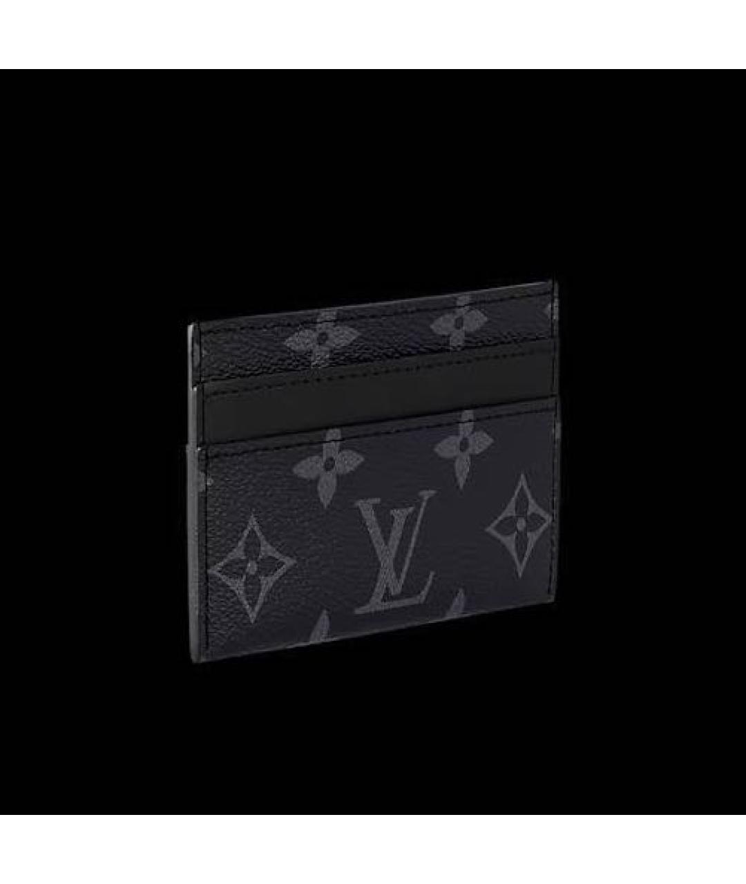 LOUIS VUITTON Черный кардхолдер, фото 3