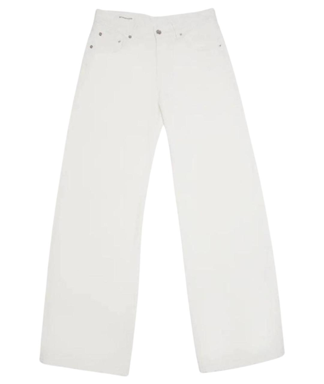 ARMARIUM Белые хлопковые прямые джинсы, фото 1
