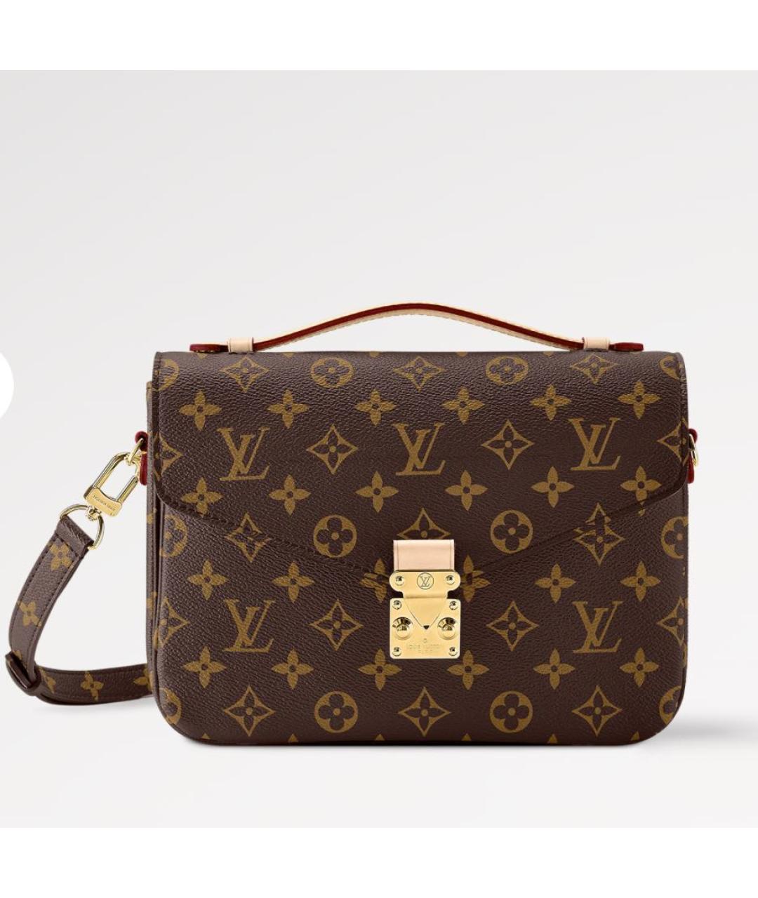 LOUIS VUITTON Коричневая сумка через плечо, фото 9