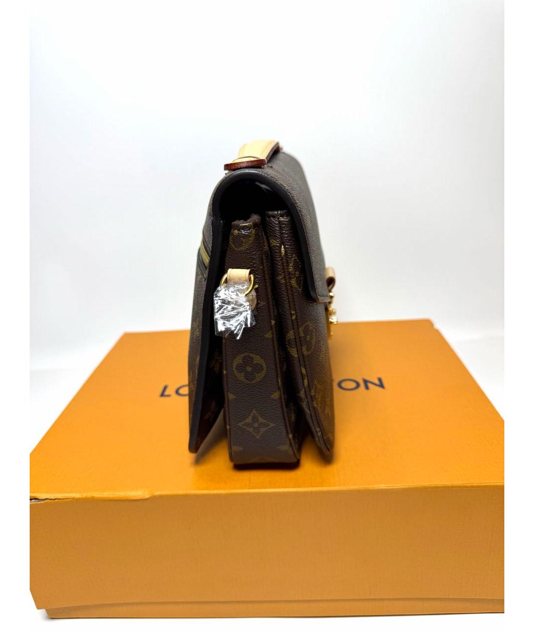 LOUIS VUITTON Коричневая сумка через плечо, фото 4