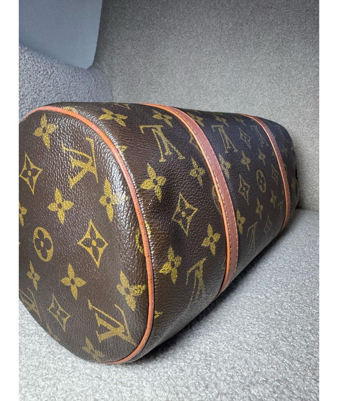 LOUIS VUITTON Коричневая сумка с короткими ручками, фото 7