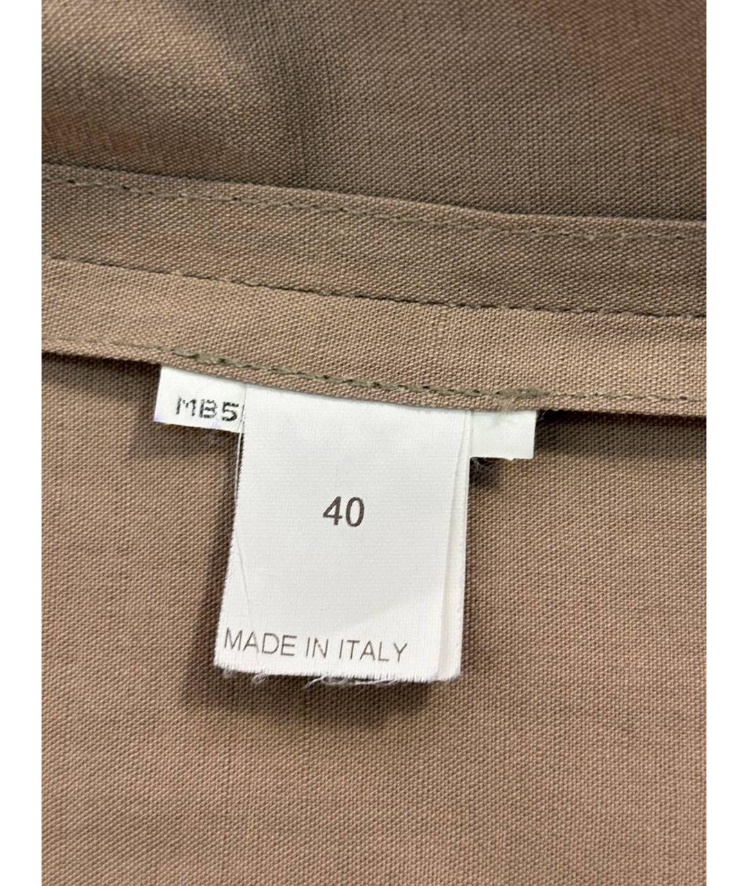 BRUNELLO CUCINELLI Бежевый шерстяной жакет/пиджак, фото 4