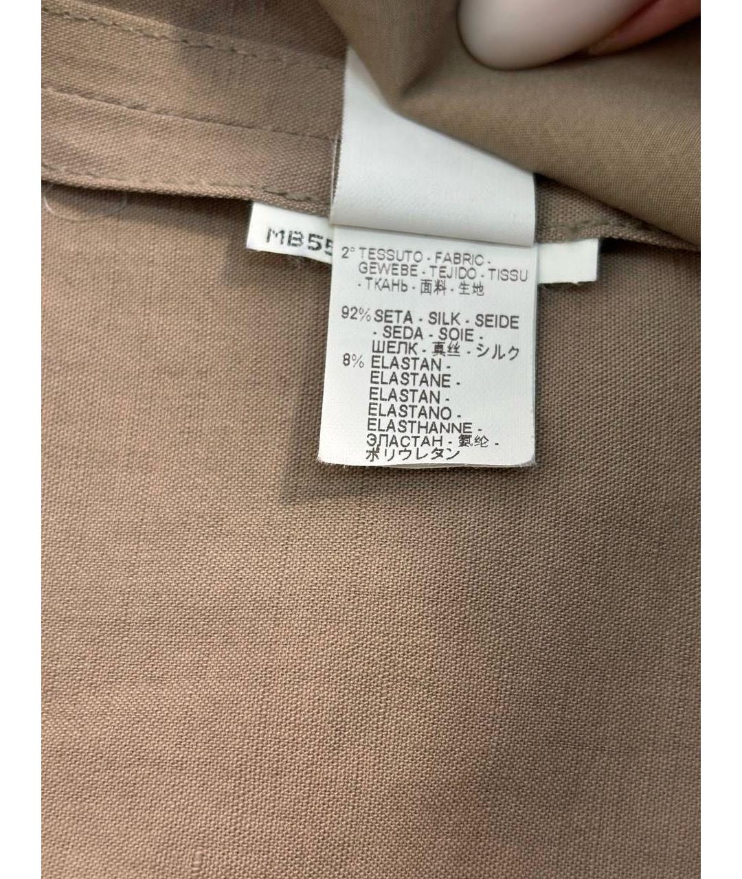 BRUNELLO CUCINELLI Бежевый шерстяной жакет/пиджак, фото 5