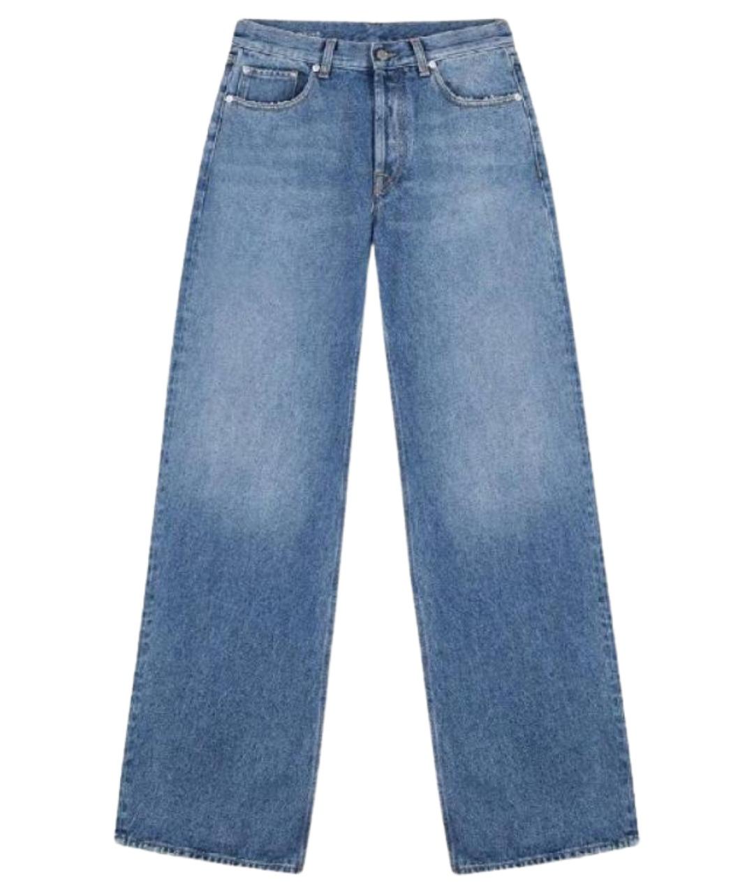 ARMARIUM Голубые хлопковые прямые джинсы, фото 1