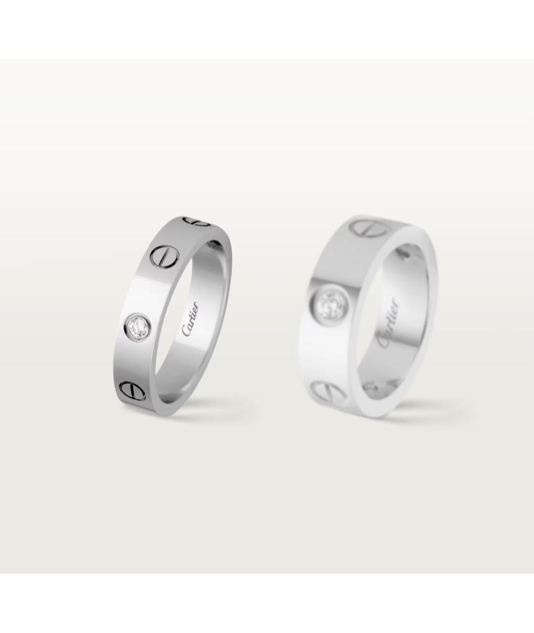 CARTIER Серебряное кольцо из белого золота, фото 3