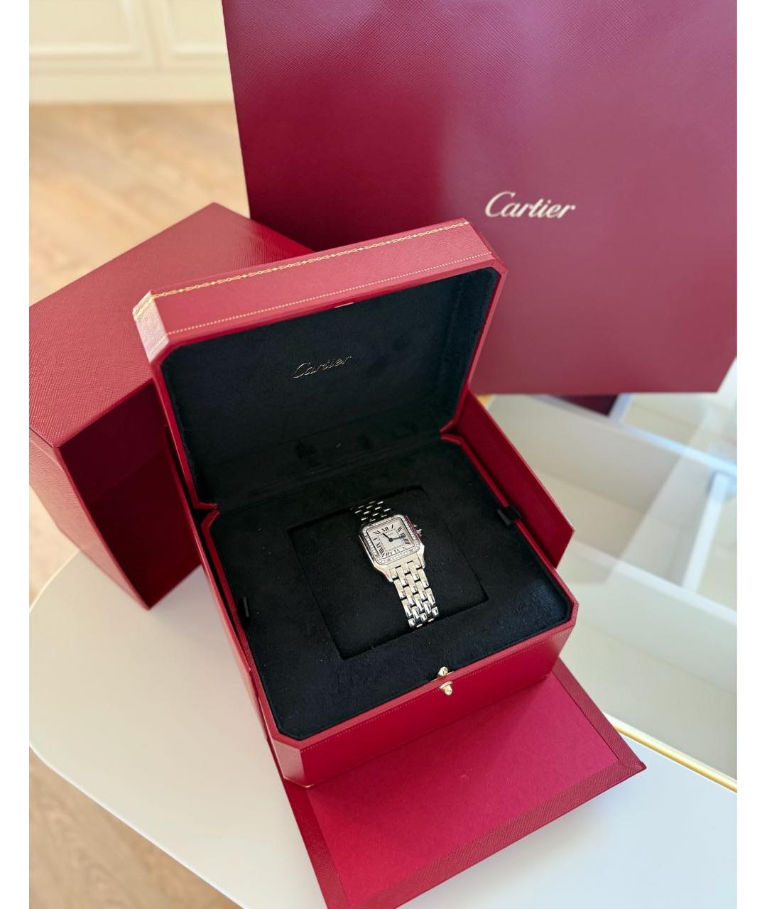 CARTIER Серебряные часы, фото 2