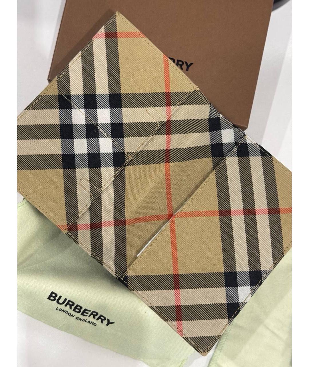 BURBERRY Бежевый кошелек, фото 2