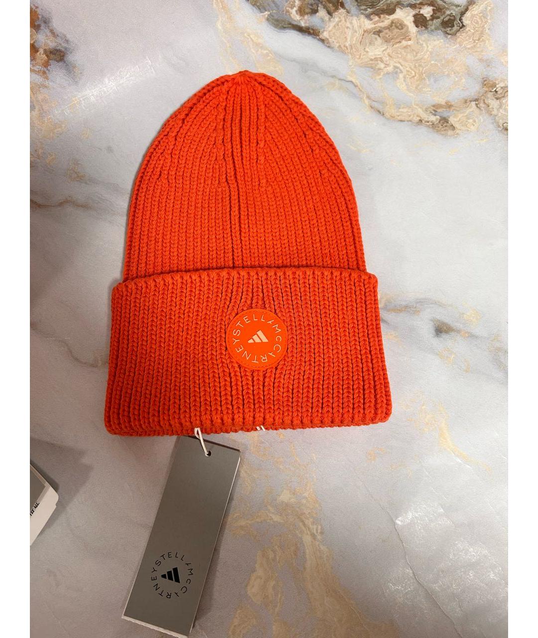 ADIDAS BY STELLA MCCARTNEY Оранжевая шапка, фото 4