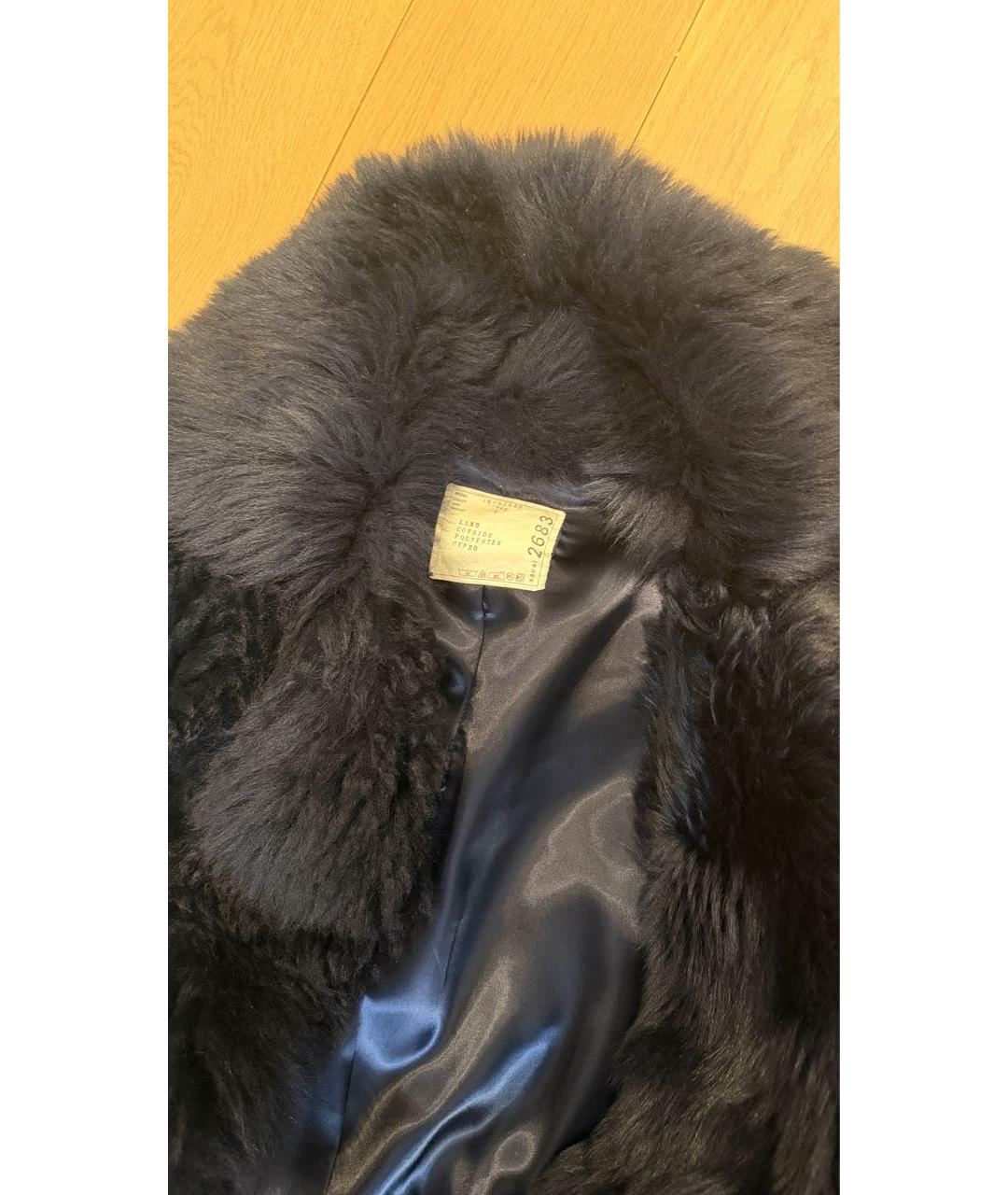 SACAI Синяя кожаная дубленка, фото 3