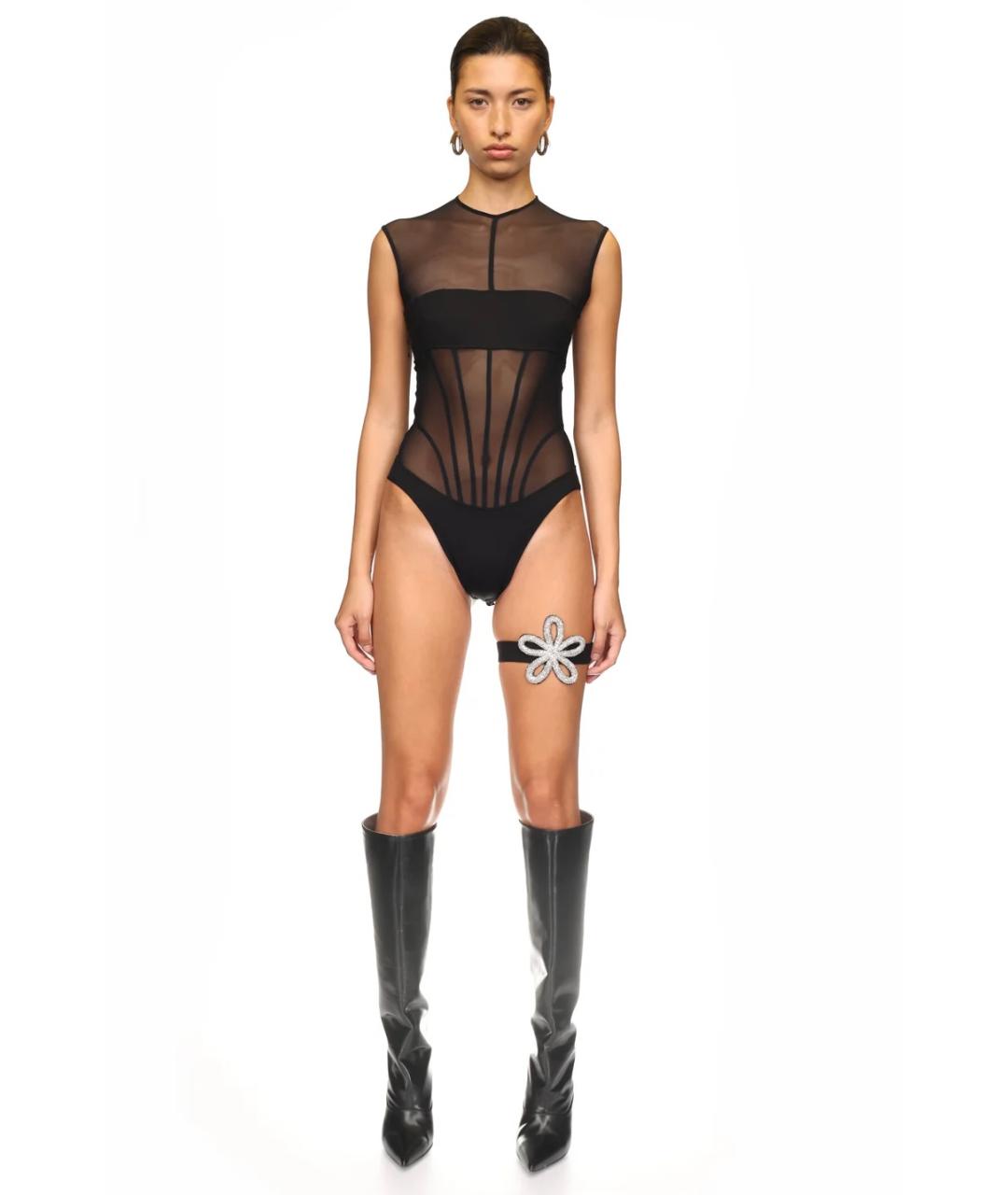 DAVID KOMA Черное боди, фото 2