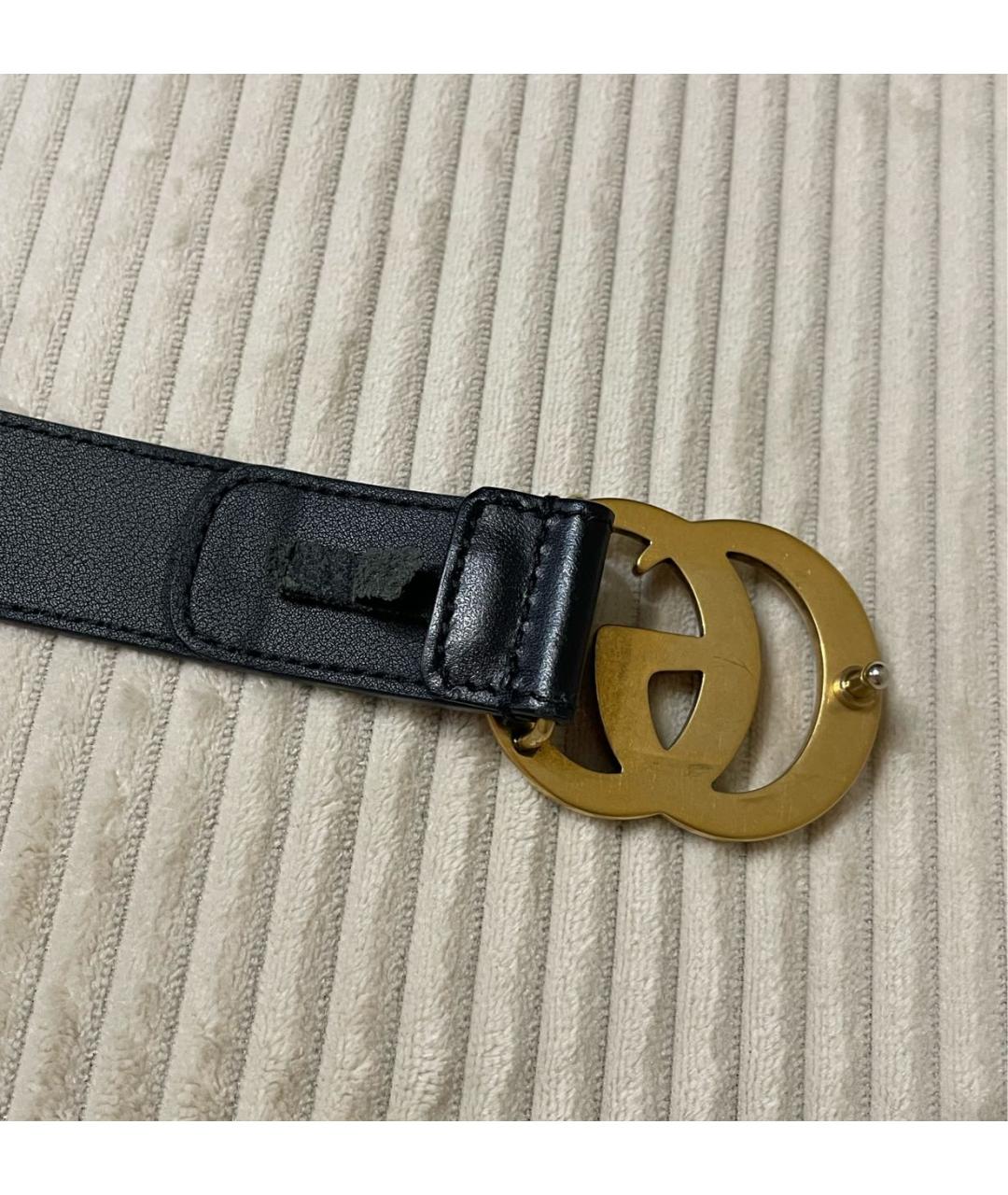 GUCCI Бежевый кожаный ремень, фото 5