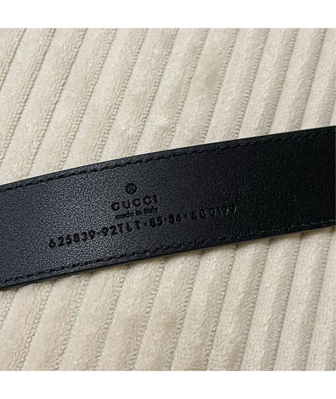 GUCCI Бежевый кожаный ремень, фото 3