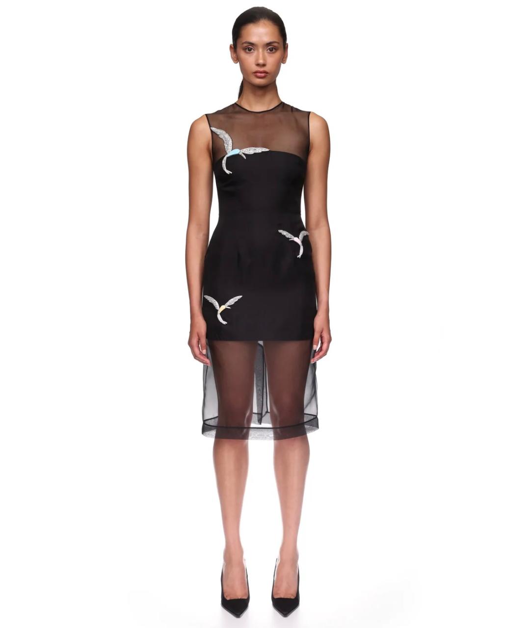 DAVID KOMA Черное коктейльное платье, фото 2