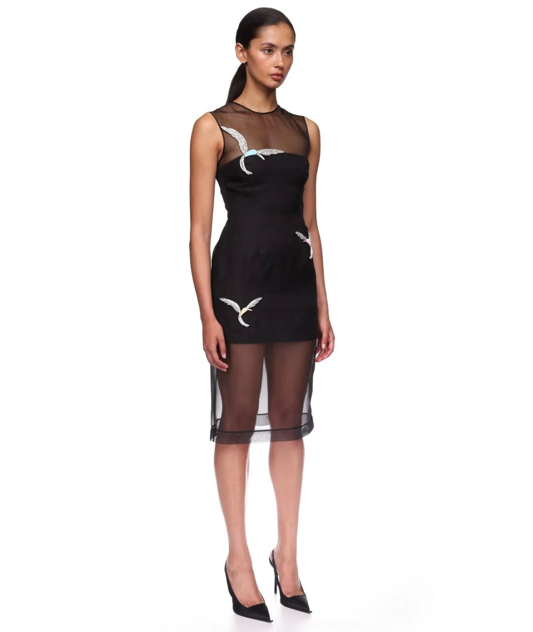 DAVID KOMA Черное коктейльное платье, фото 4