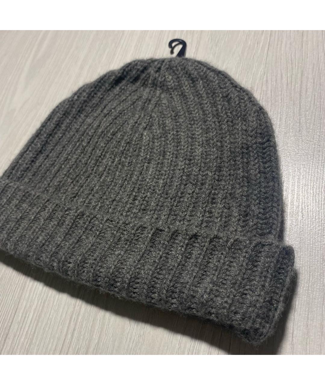 POLO RALPH LAUREN Антрацитовая кашемировая шапка, фото 3