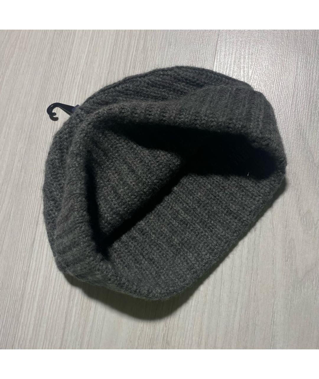 POLO RALPH LAUREN Антрацитовая кашемировая шапка, фото 4