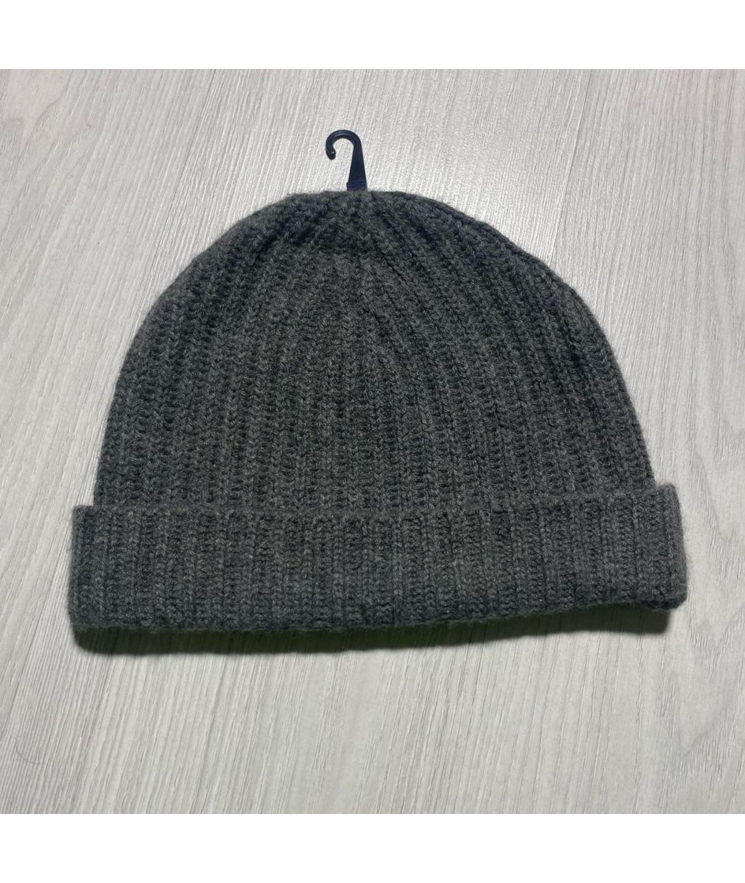 POLO RALPH LAUREN Антрацитовая кашемировая шапка, фото 6