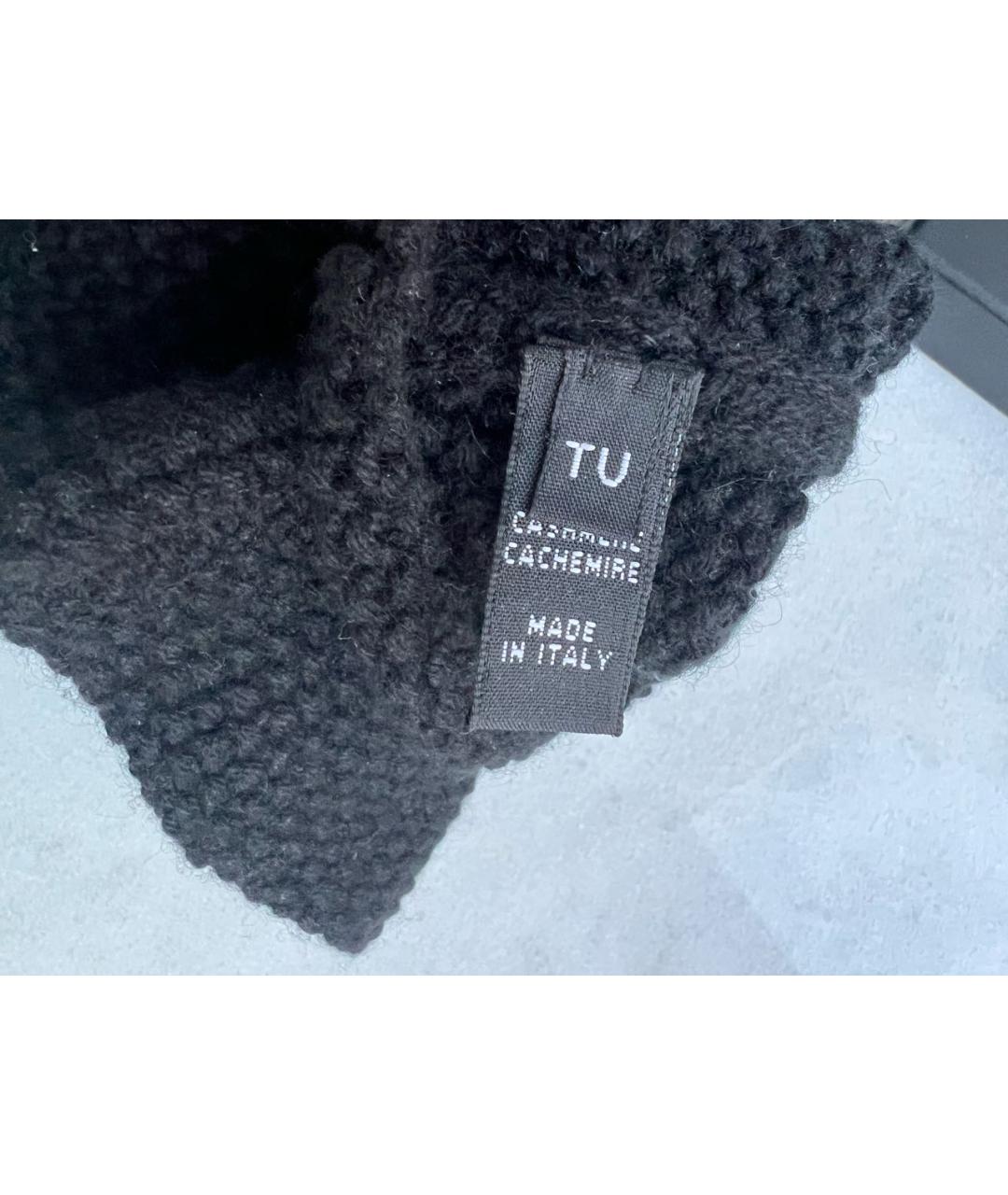 CHANEL Черные кашемировые перчатки, фото 5