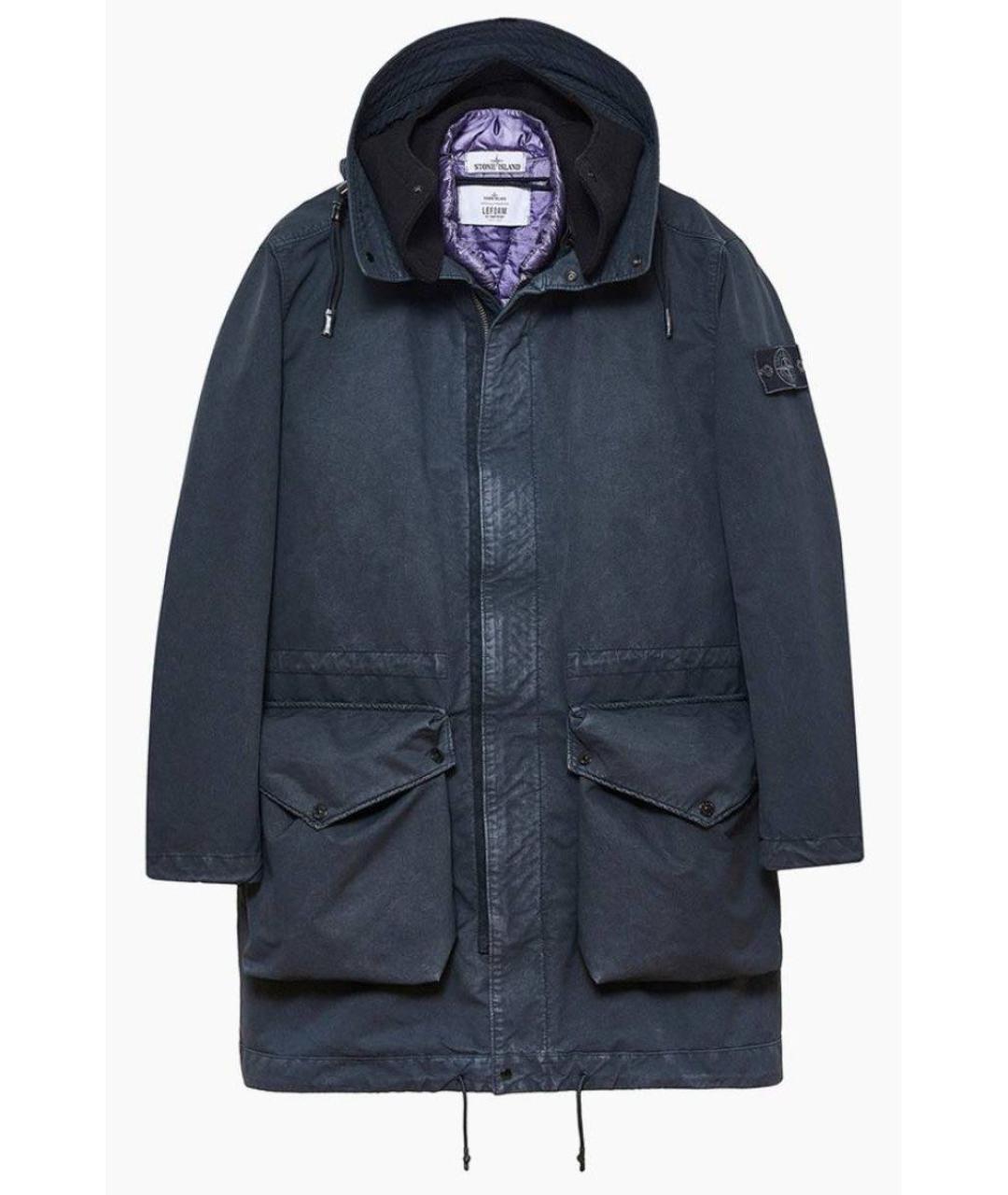 STONE ISLAND Черная парка, фото 9