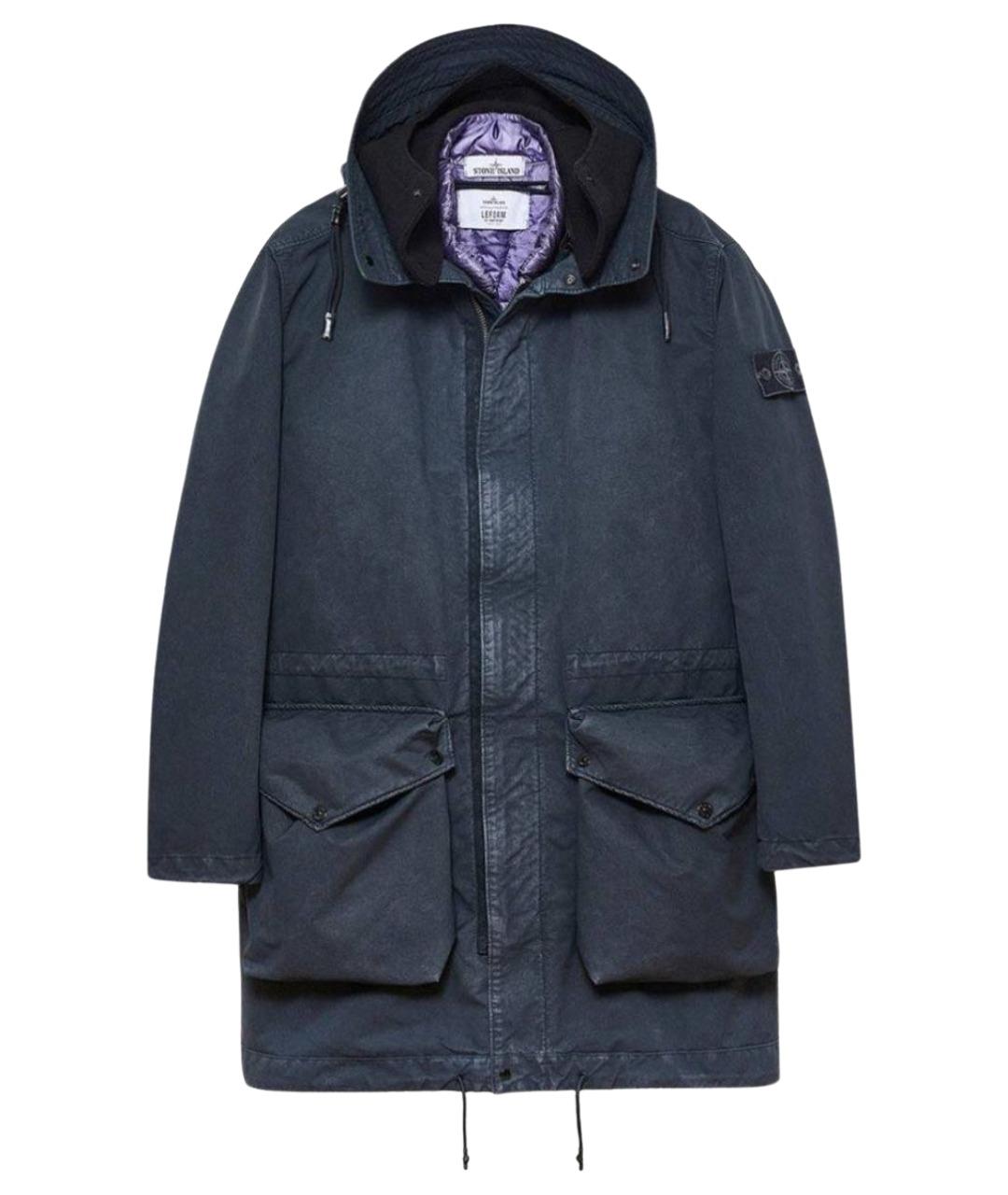 STONE ISLAND Черная парка, фото 1