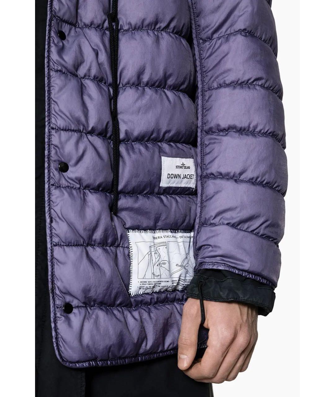 STONE ISLAND Черная парка, фото 8