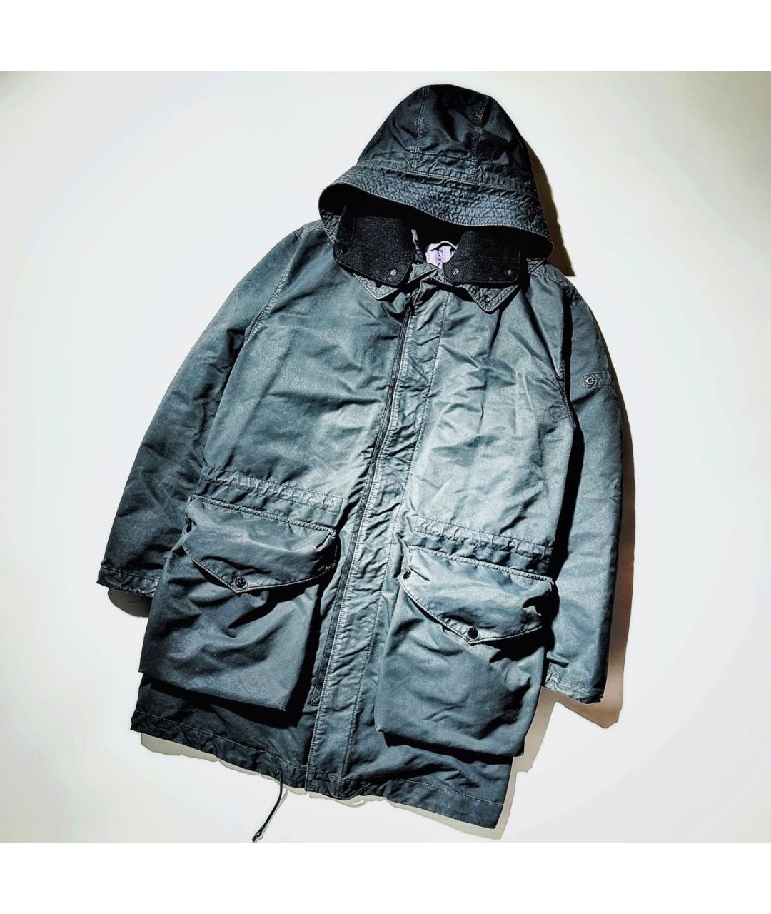 STONE ISLAND Черная парка, фото 6