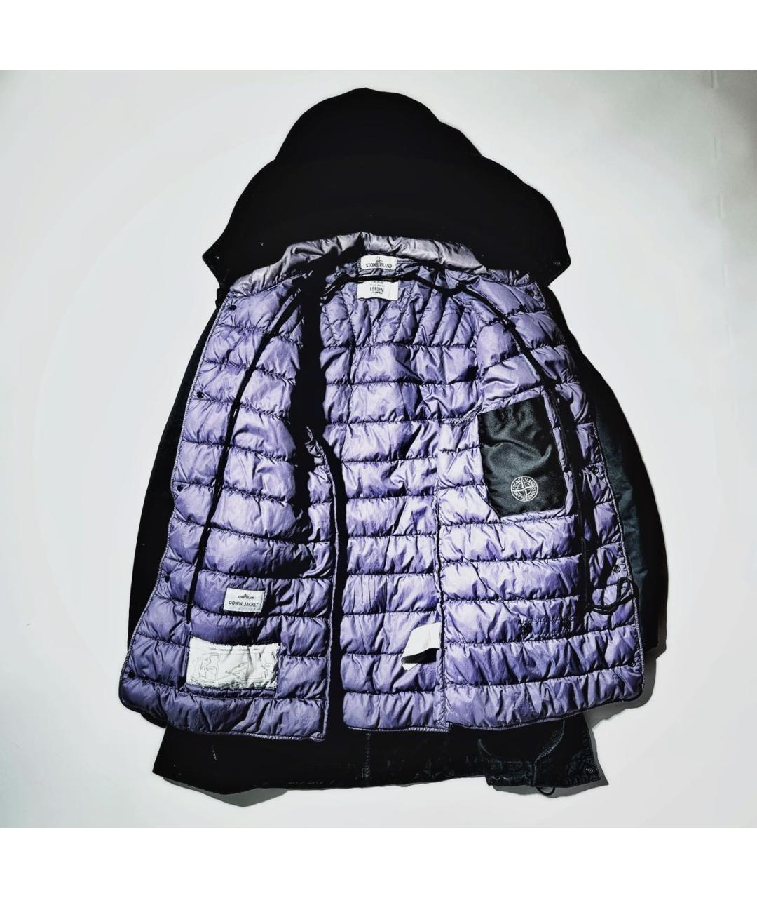 STONE ISLAND Черная парка, фото 3