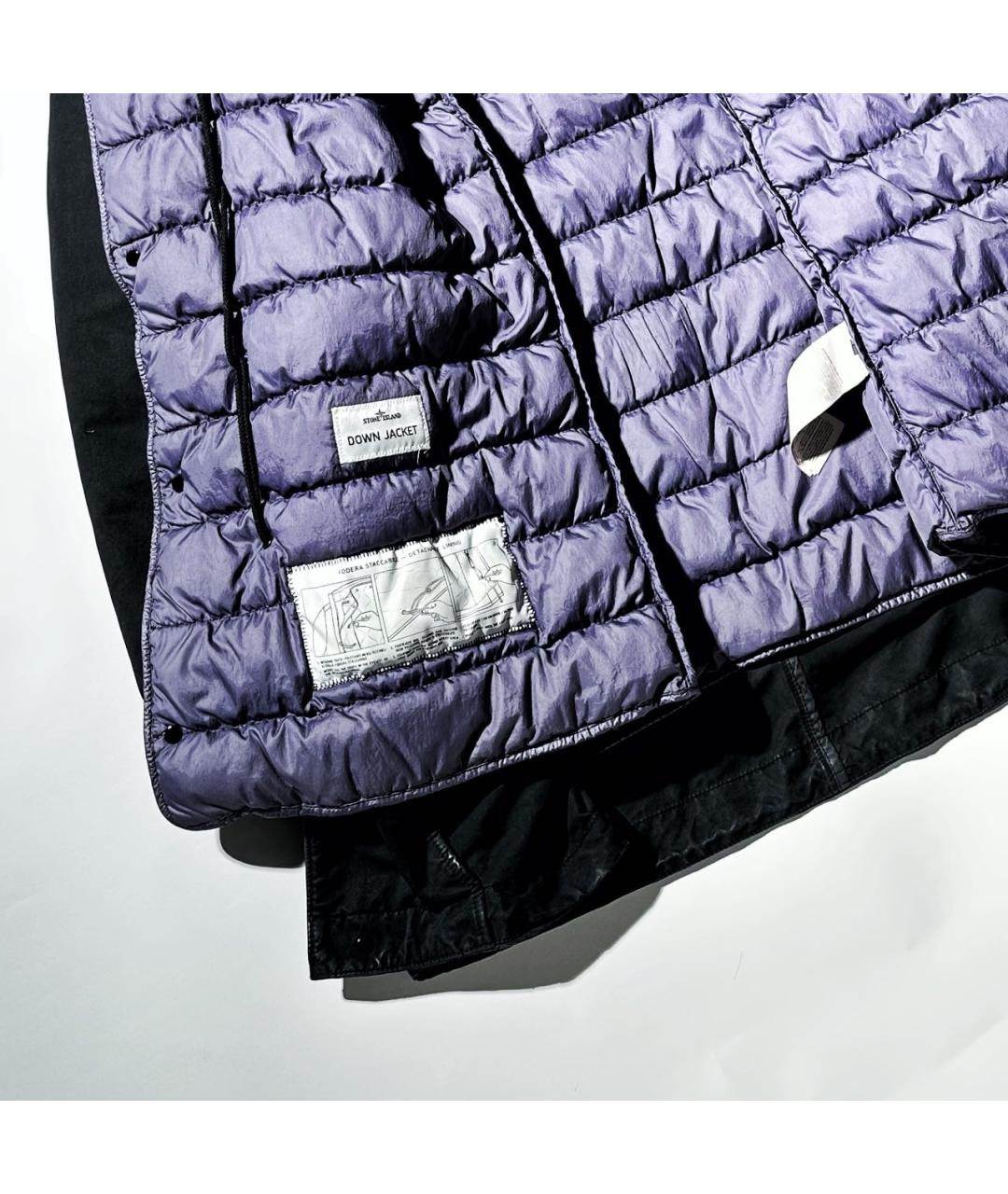 STONE ISLAND Черная парка, фото 5