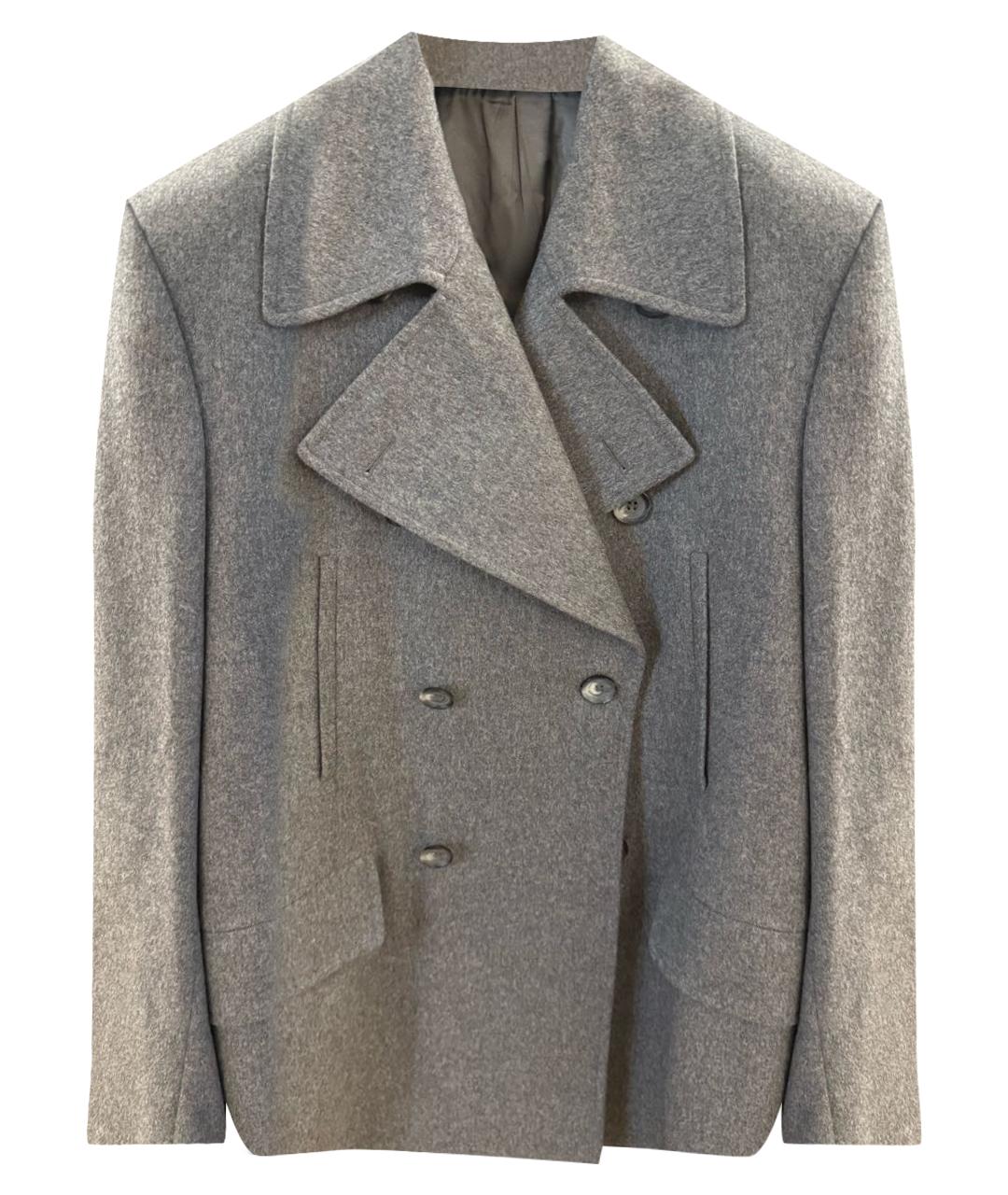 VALENTINO Серое вискозное пальто, фото 1