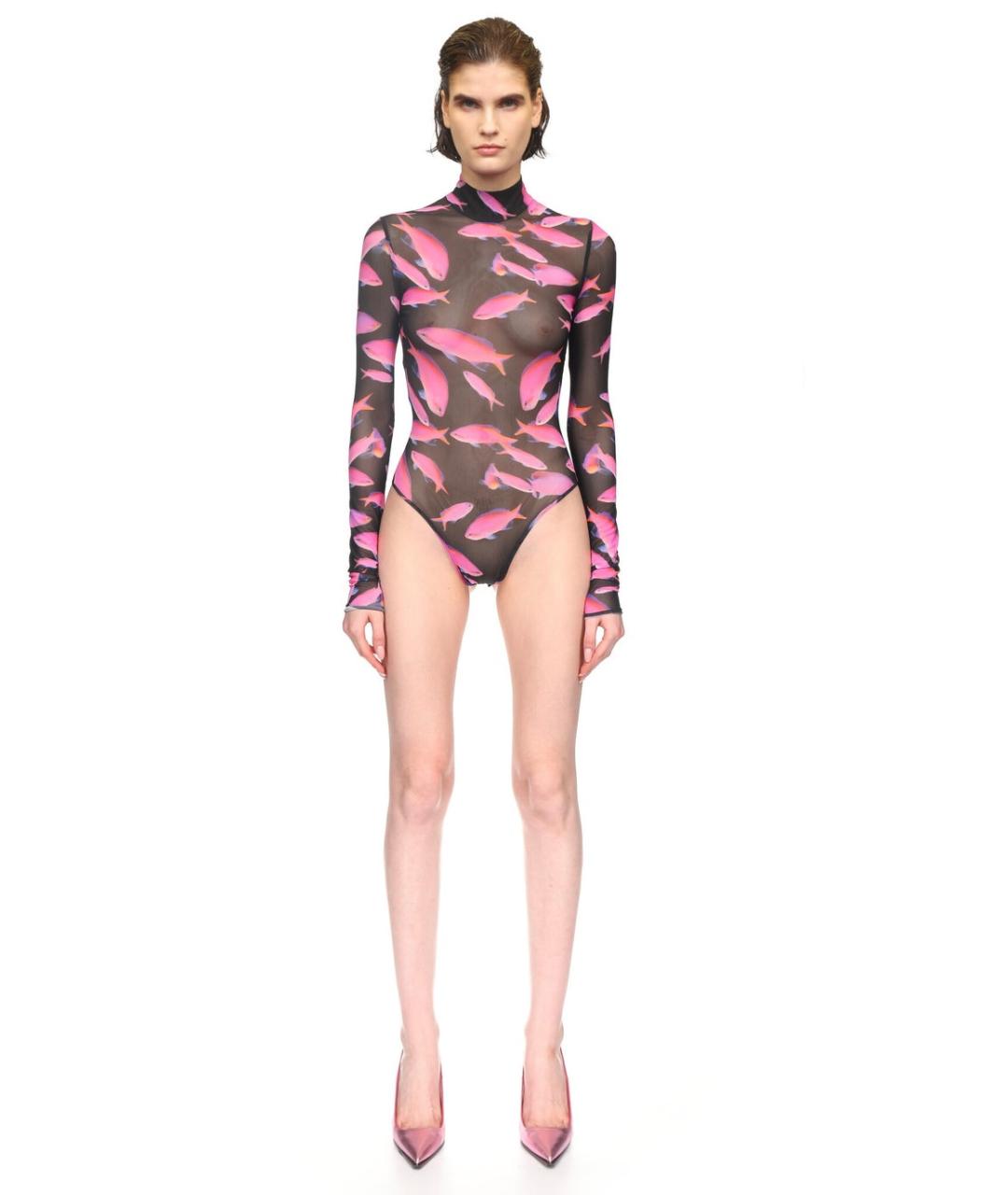 DAVID KOMA Черное боди, фото 2