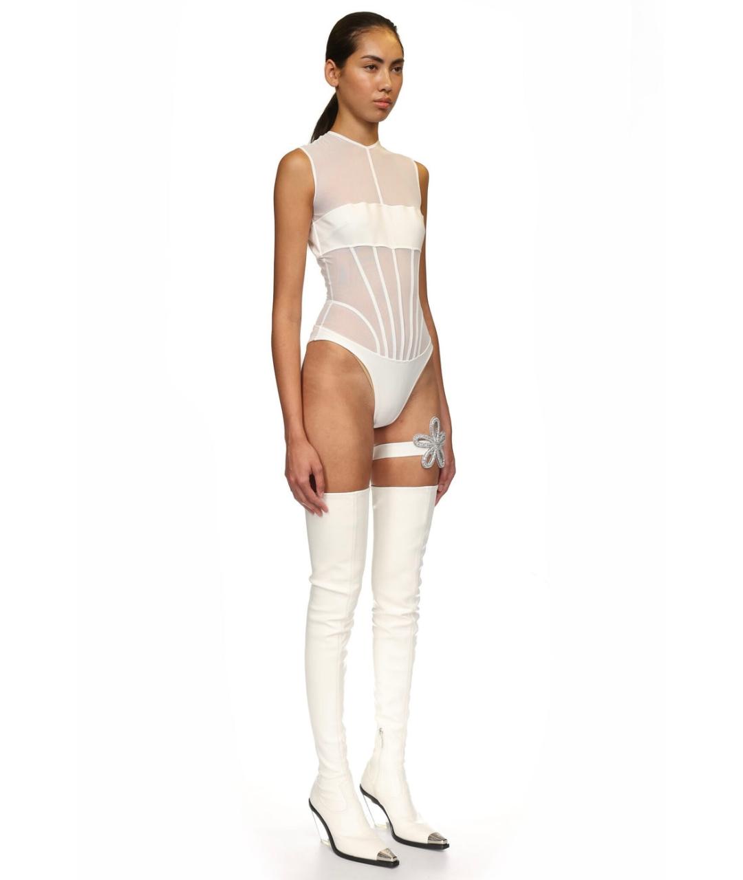 DAVID KOMA Белое боди, фото 4