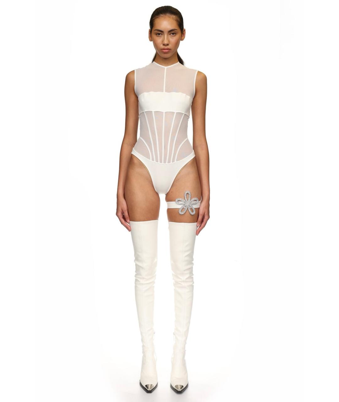 DAVID KOMA Белое боди, фото 2