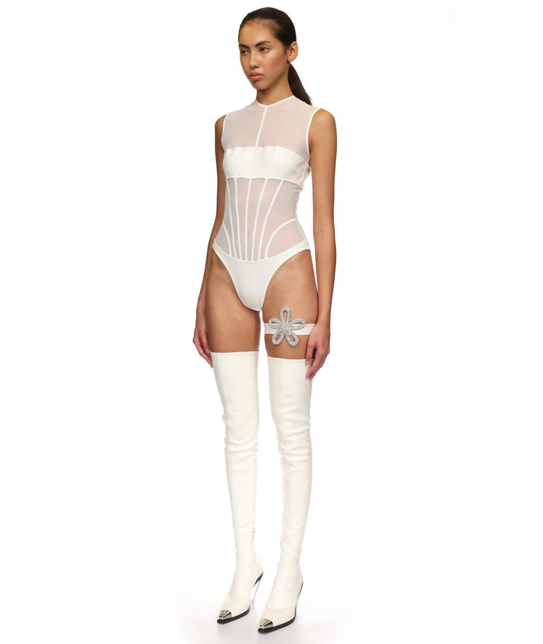 DAVID KOMA Белое боди, фото 3