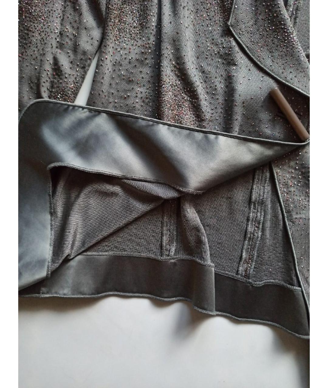 ARMANI COLLEZIONI Серебрянный ацетатный жакет/пиджак, фото 8