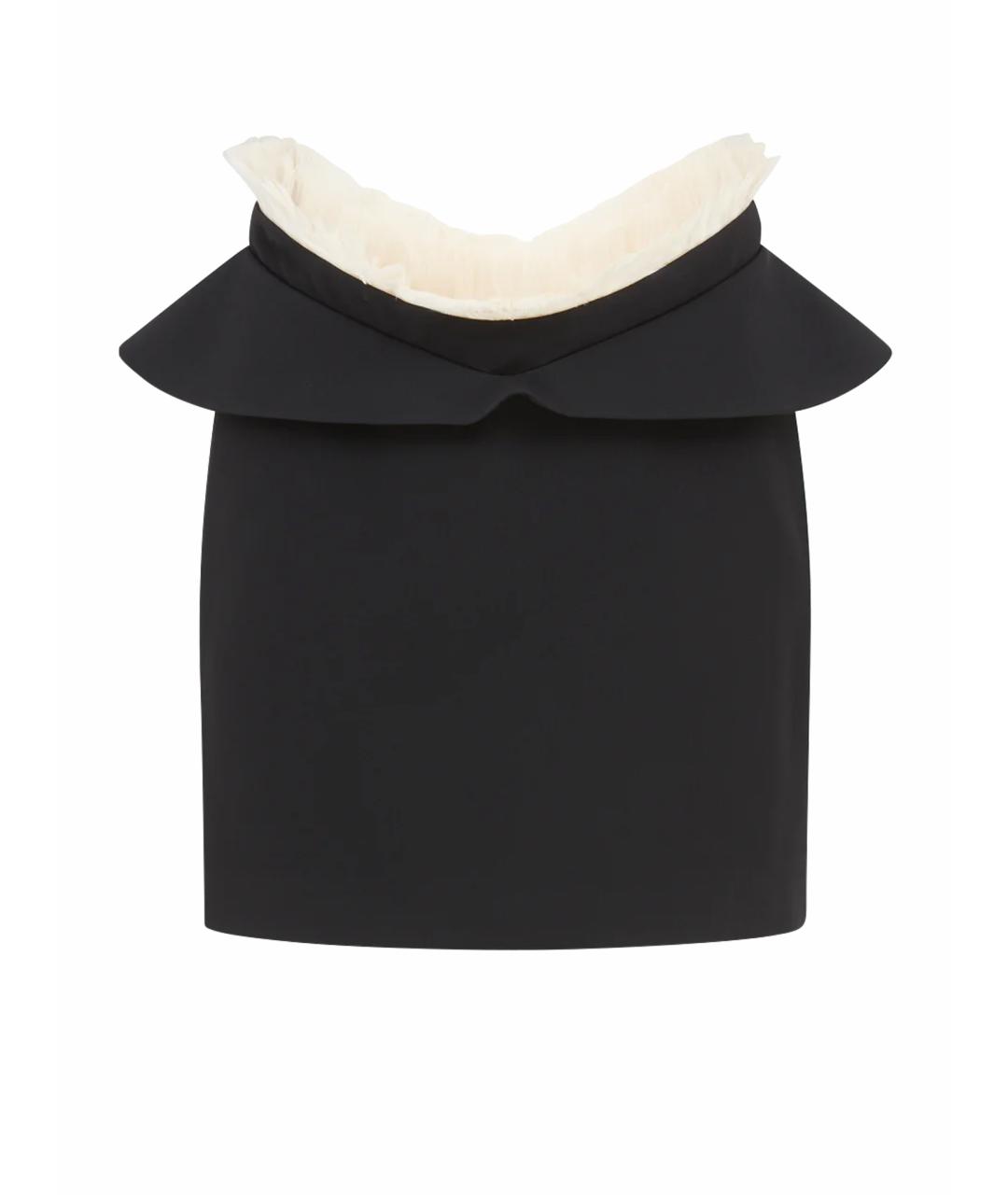 DAVID KOMA Черная юбка мини, фото 1