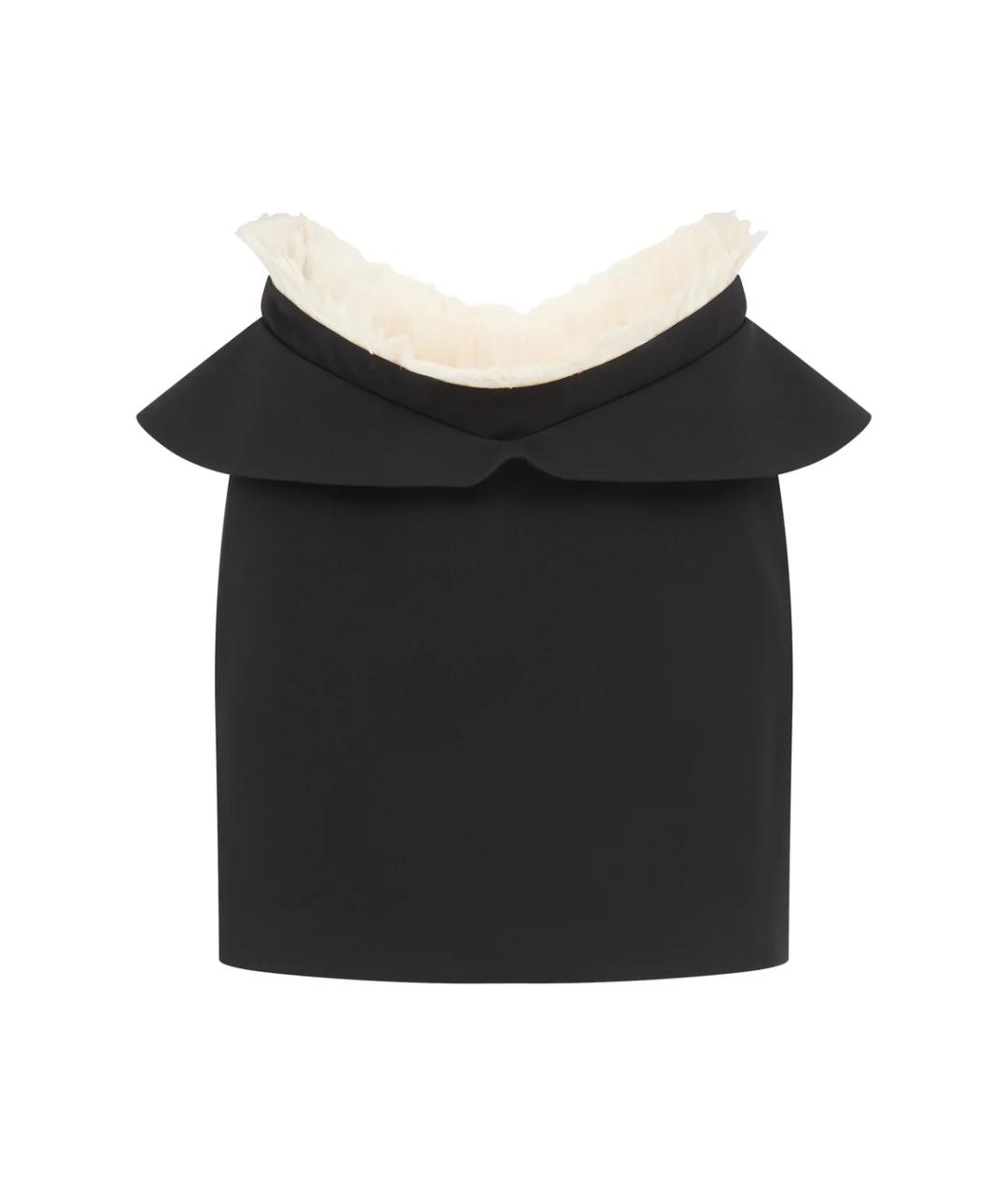 DAVID KOMA Черная юбка мини, фото 6