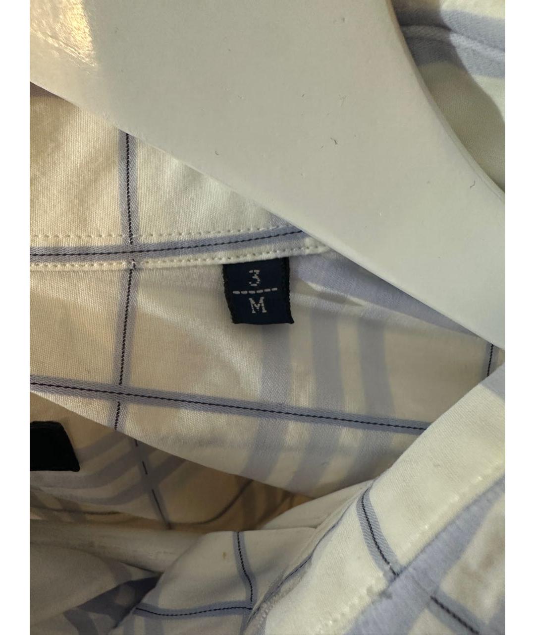 BURBERRY Голубая хлопковая кэжуал рубашка, фото 5