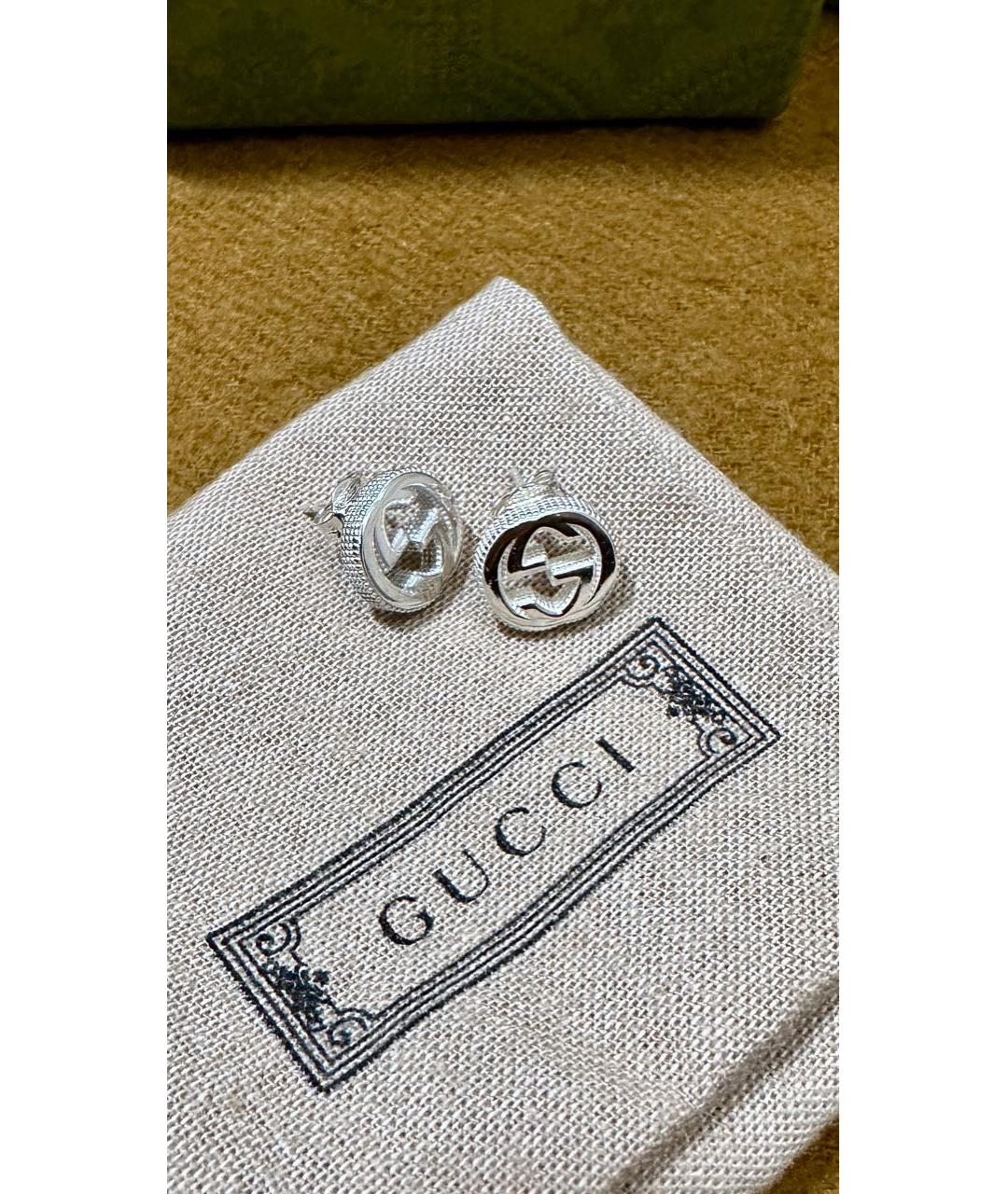 GUCCI Серебряные серебряные серьги, фото 4