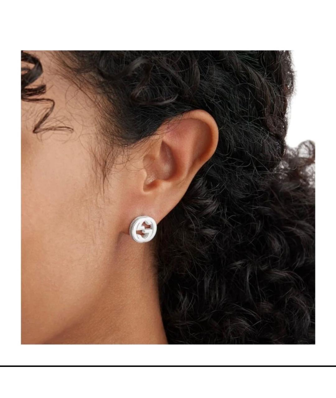 GUCCI Серебряные серебряные серьги, фото 3