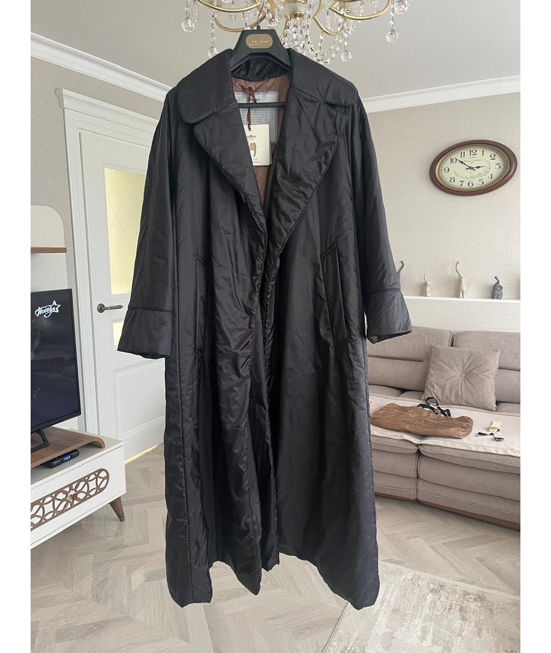 MAX MARA THE CUBE Черный шерстяной пуховик, фото 7