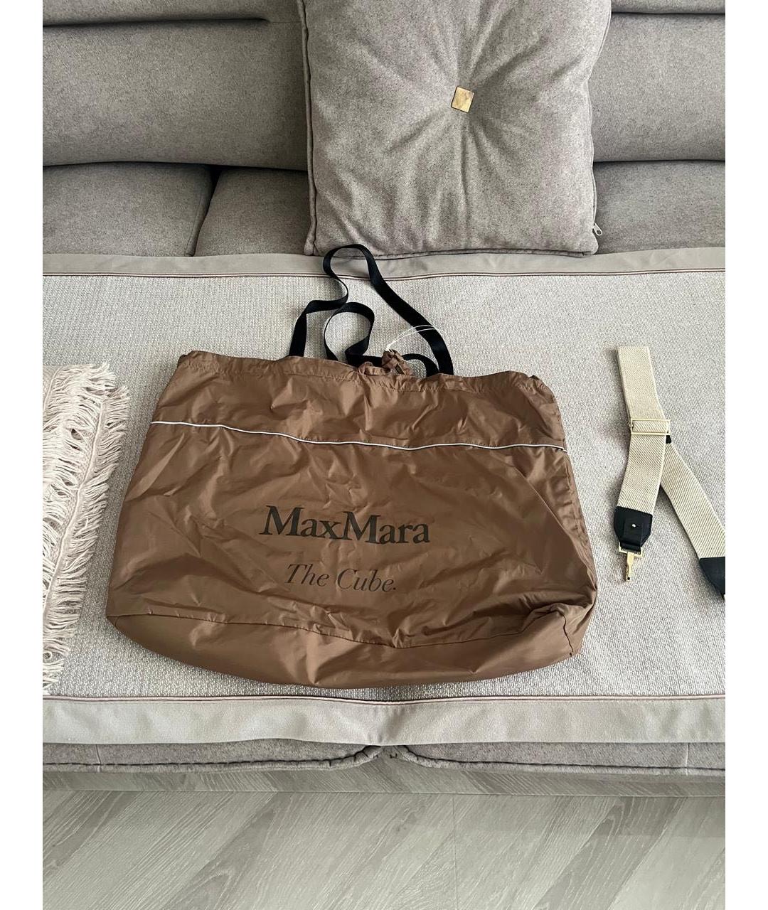 MAX MARA THE CUBE Черный шерстяной пуховик, фото 6