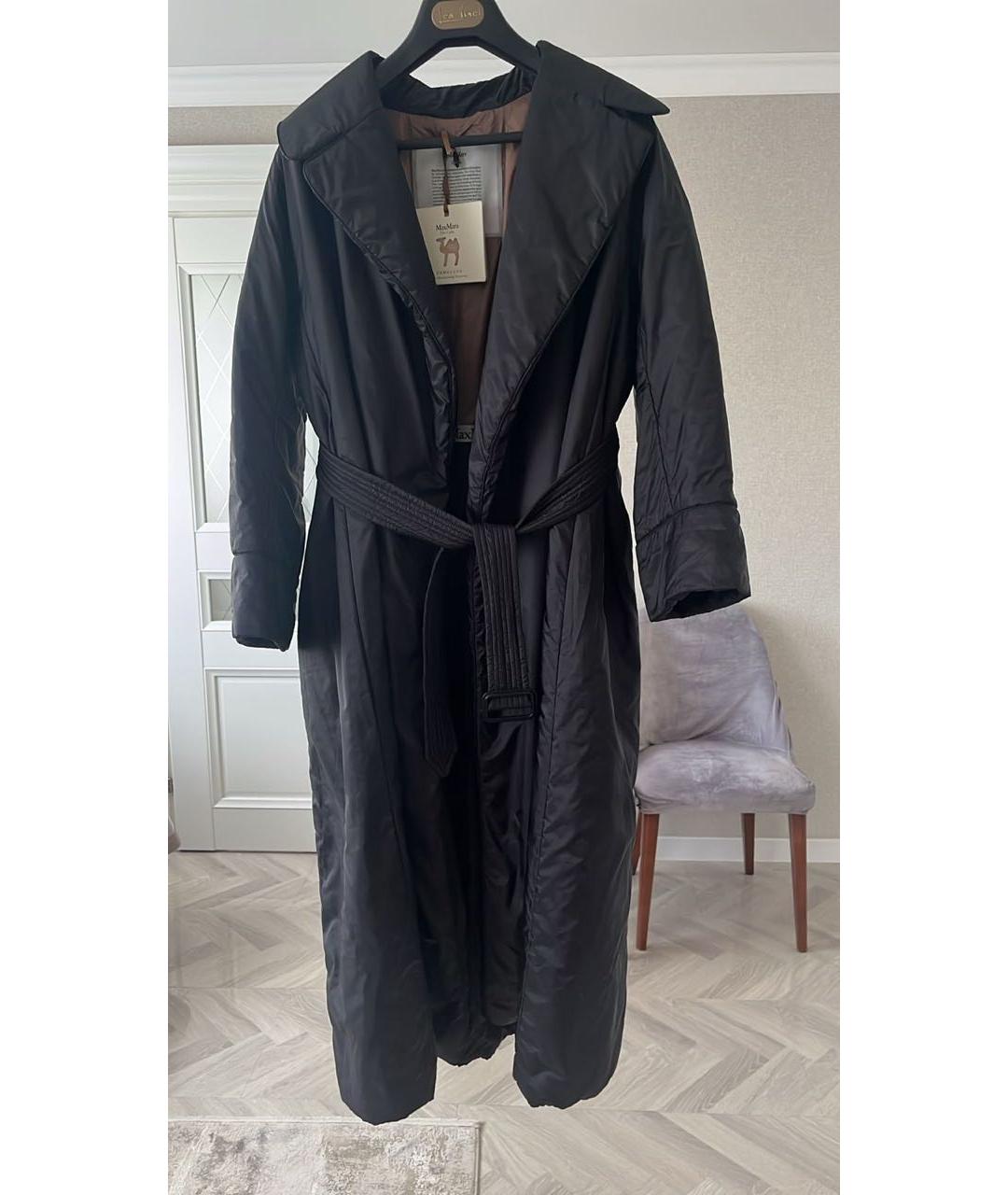 MAX MARA THE CUBE Черный шерстяной пуховик, фото 5