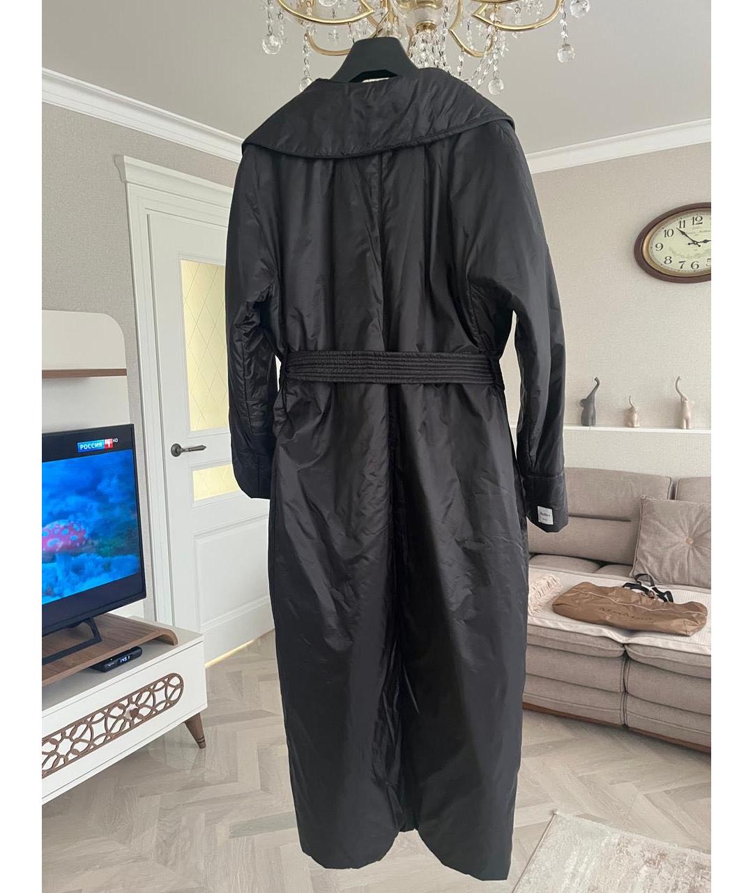 MAX MARA THE CUBE Черный шерстяной пуховик, фото 3