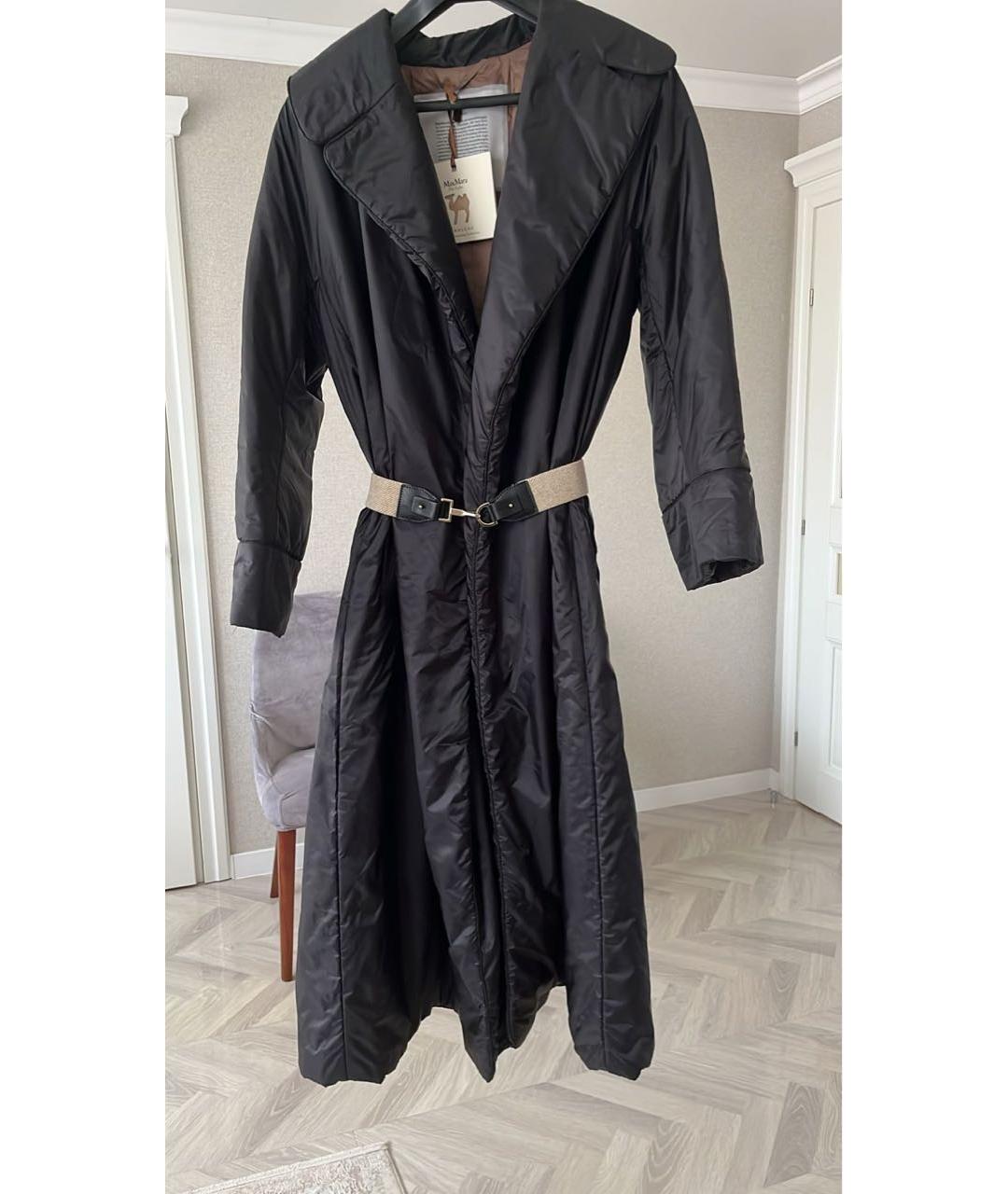 MAX MARA THE CUBE Черный шерстяной пуховик, фото 4
