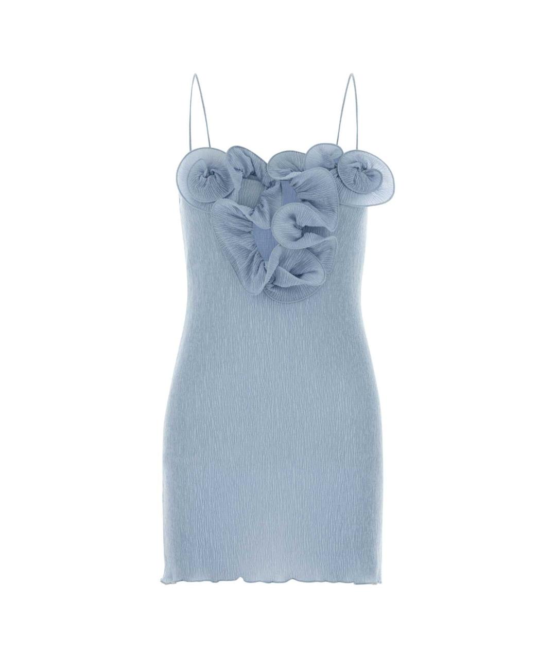 MAGDA BUTRYM Голубое полиэстеровое коктейльное платье, фото 1