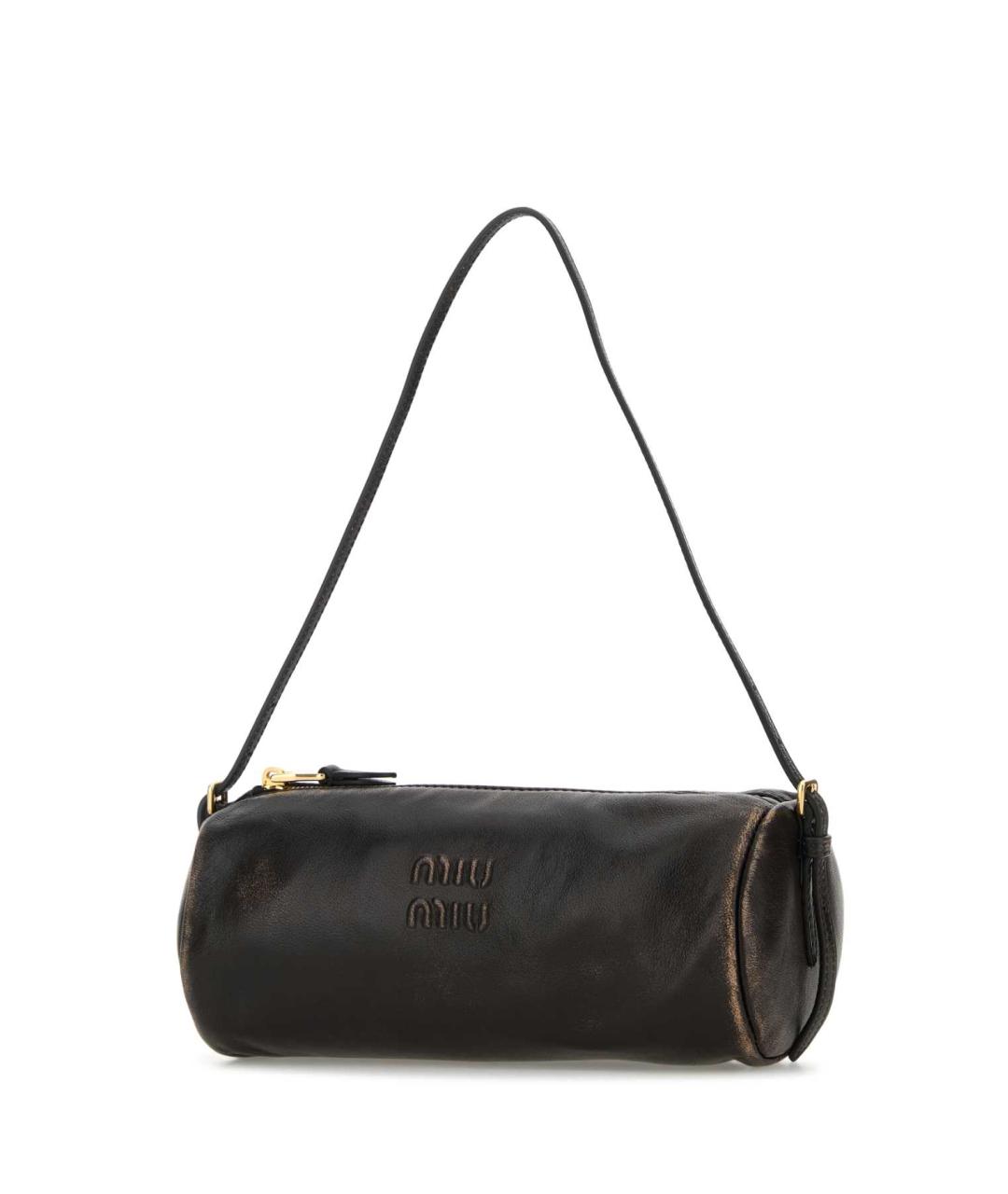 MIU MIU Коричневая кожаная сумка через плечо, фото 2