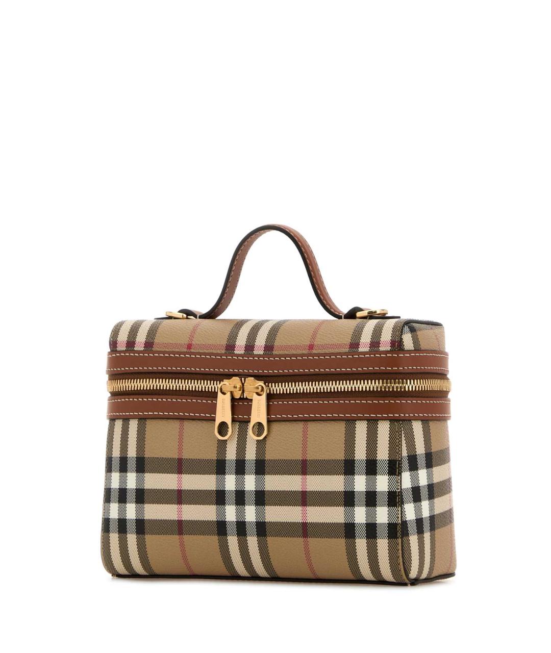 BURBERRY Бежевая сумка с короткими ручками, фото 2